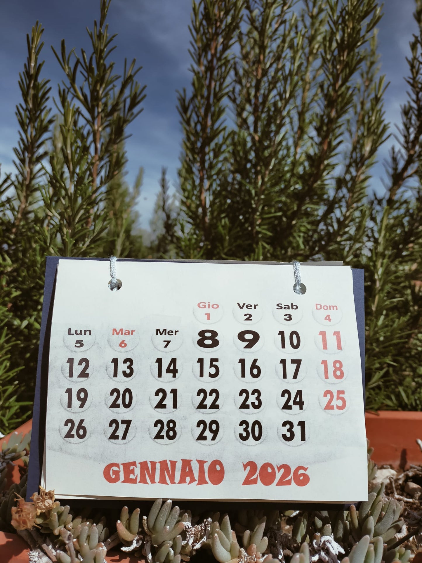 Calendario da tavolo